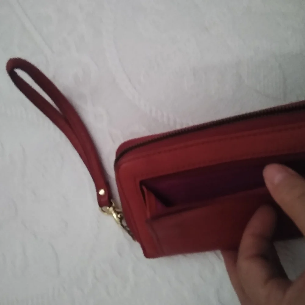Fossil Logan RFID Zip Around Clutch - Picture 5 of 6